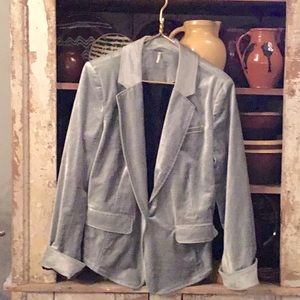 Free People Velvet Blazer